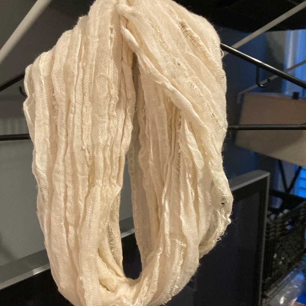 Cream scarf